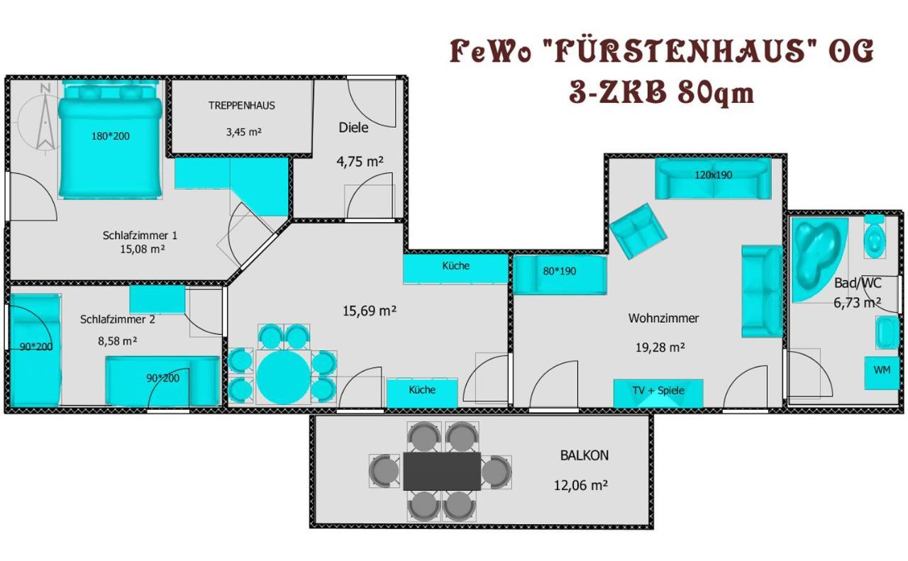 "Fuerstenhaus" Og Hofgeismar-Zentrum! Bagian luar foto